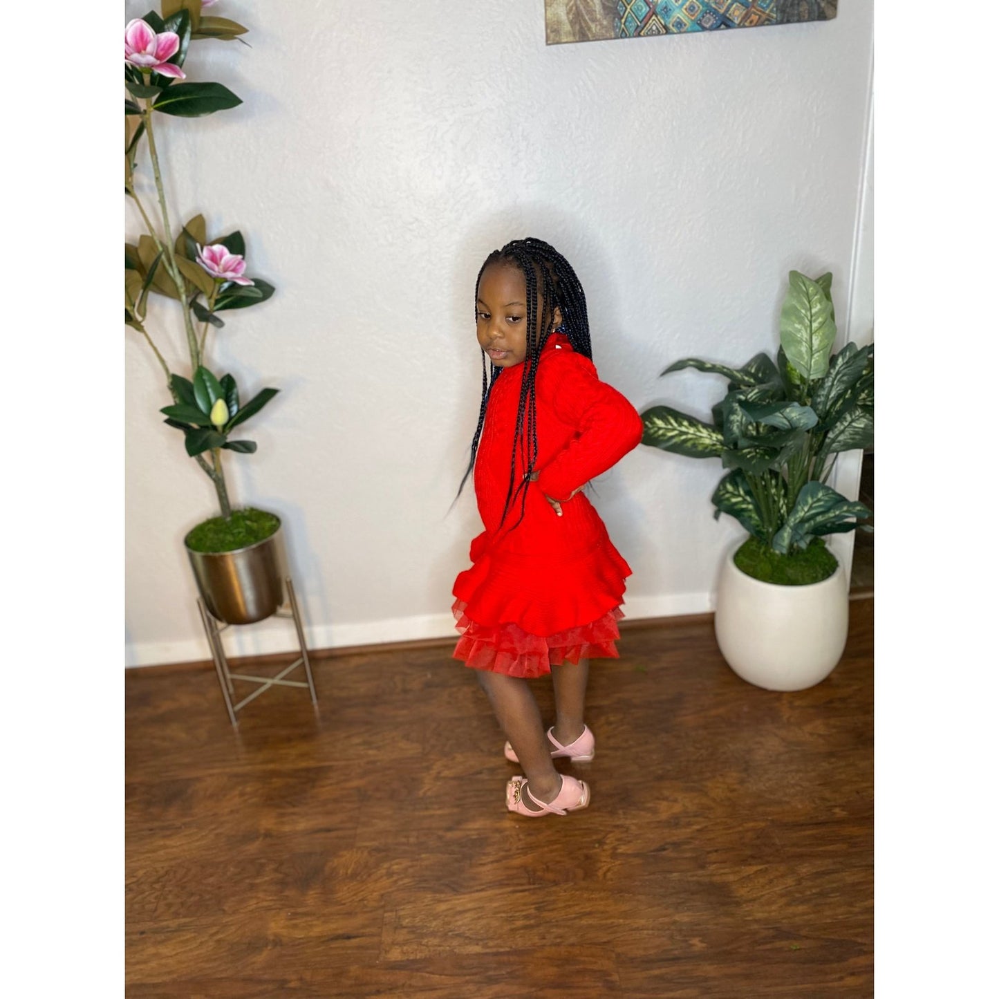 Warms my heart sweater dress