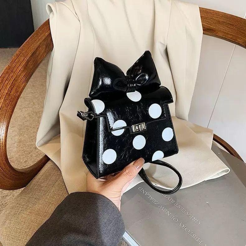 Polka dot mini purse